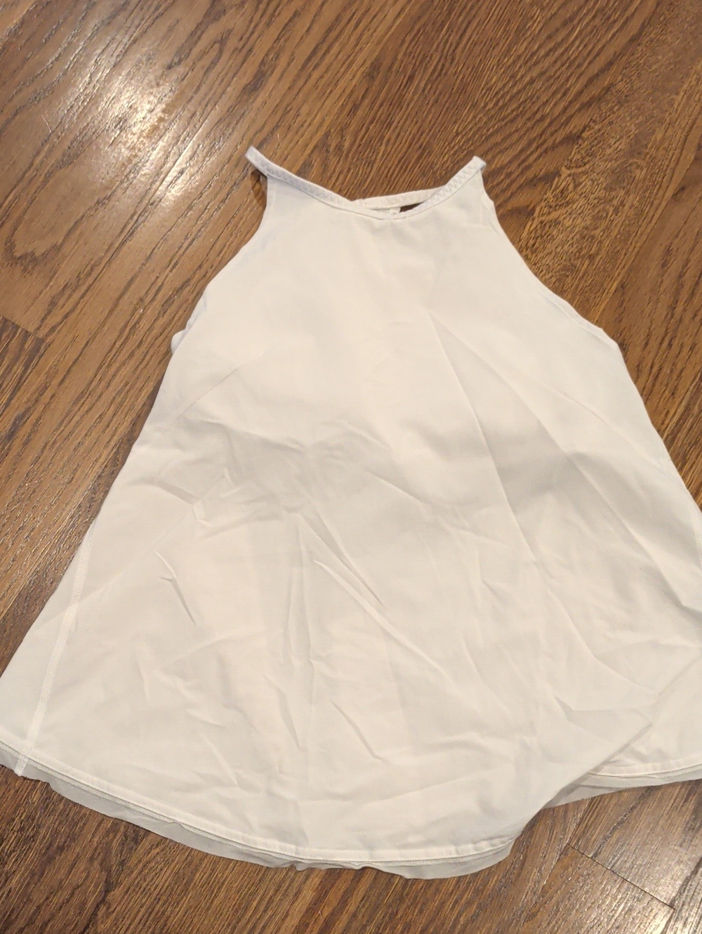 lululemon athletica White High-Neck Flowy Tank